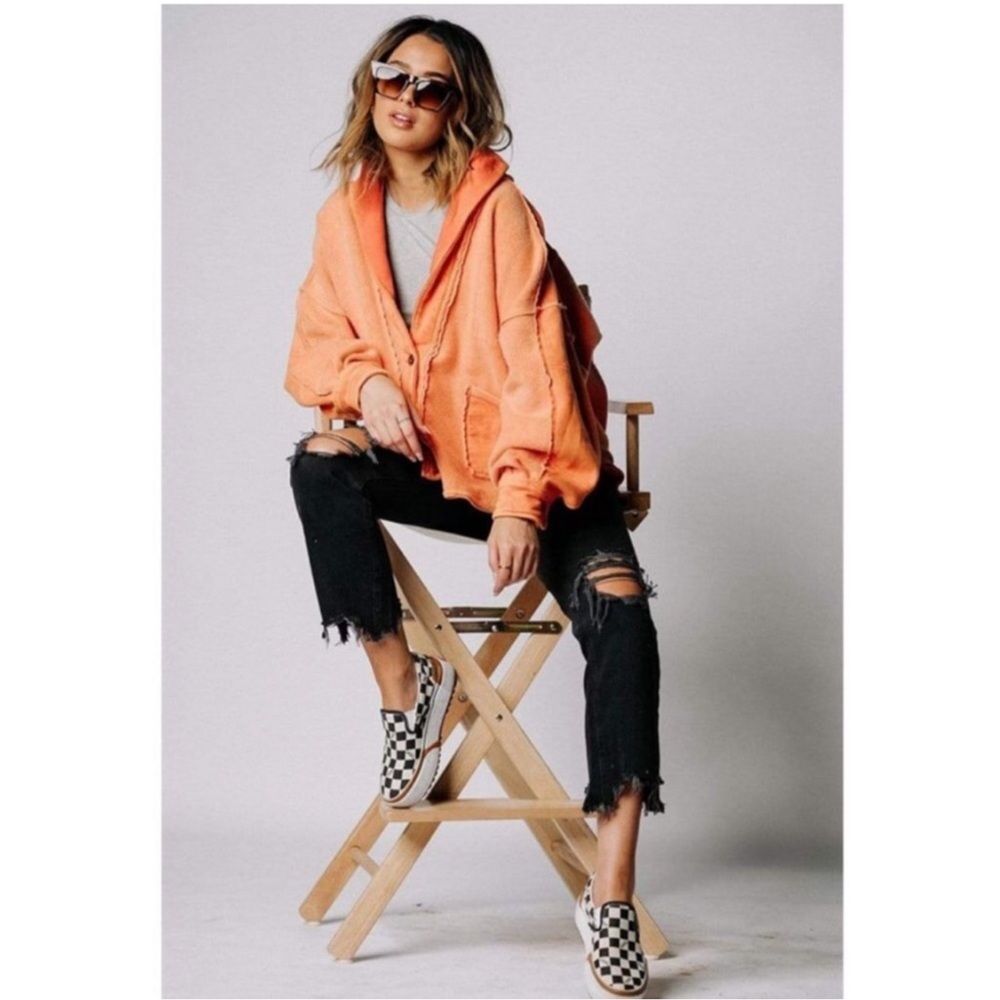 Free People Jordan Reverse Fleece Shacket - Picture 6 of 11